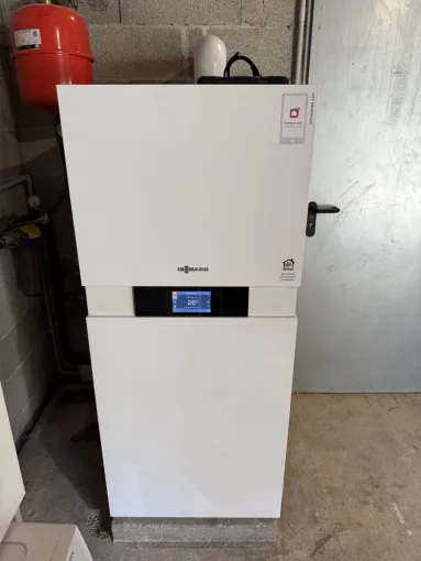 Installation d’une chaudière gaz Viessmann au sol à Mimet, Marseille, SIDPROGAZ