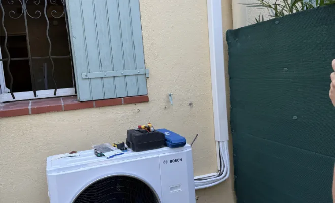 Installation d’un système de climatisation Quadri-Splits Bosch à Saint-Cyr-sur-Mer, Marseille, SIDPROGAZ