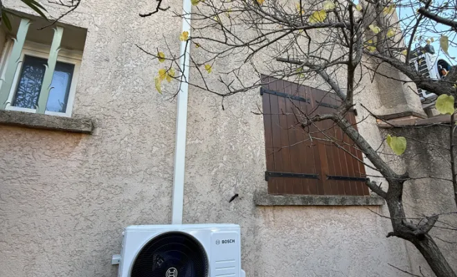 Nouvelle installation de climatisation Bosch à Gignac-la-Nerthe, Marseille, SIDPROGAZ