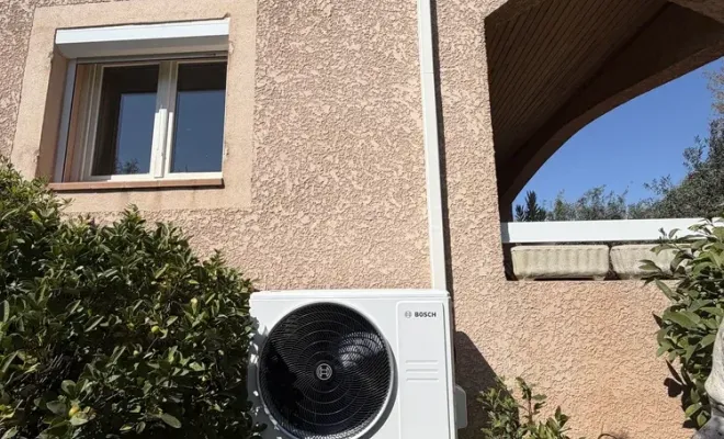 Pose d'une climatisation Bosch Climate 6000 5,3 kW à Grans, Marseille, SIDPROGAZ